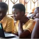 Some of the girls in the ICT programme